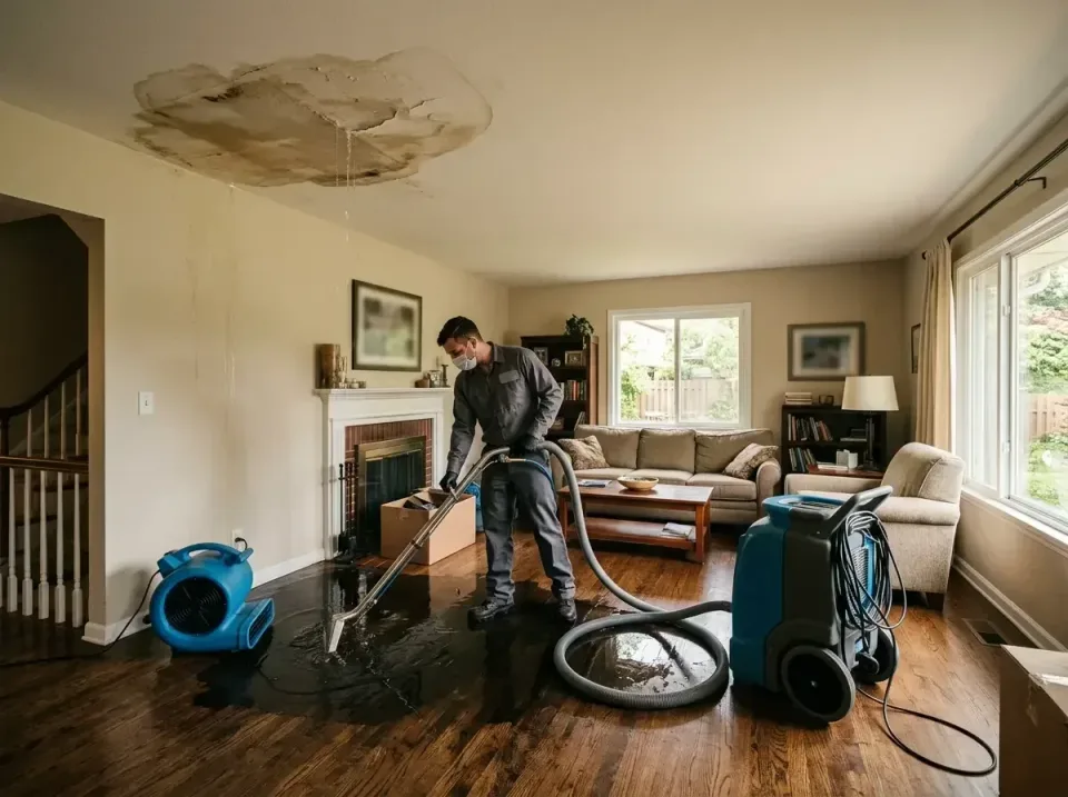 attic-pipe-burst-ceiling-drip-008 — frequently asked questions, Water Damage Restoration & Carpet Care in Mooresville, IN